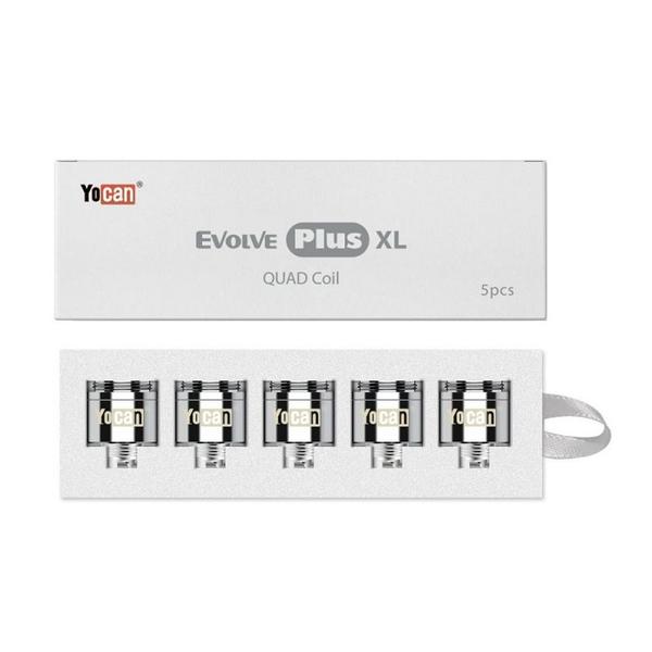 Yocan Evolve Plus XL Quad Quartz Coils for Sale | SlickVapes