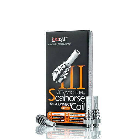 Lookah Seahorse Coil 3 Ceramic Tube (3 Pack)