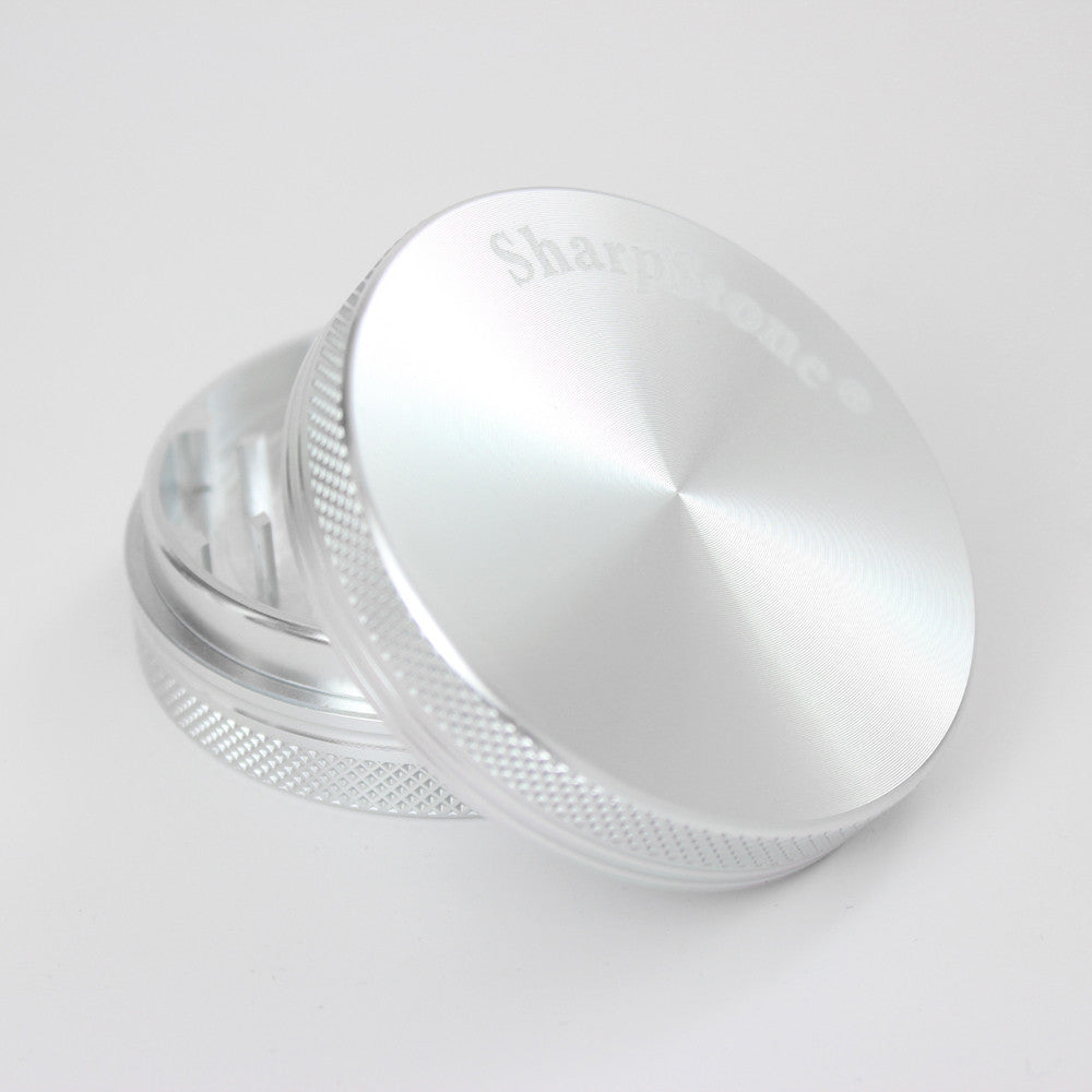 Sharpstone Hard Top Grinder 2 Piece Silver - 6