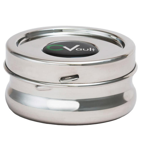 CVault Twist Stainless Steel Storage Container - Slick Vapes