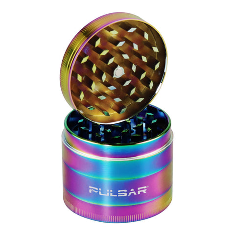 Pulsar Anodized Zinc Grinder | 2.5" - Slick Vapes
