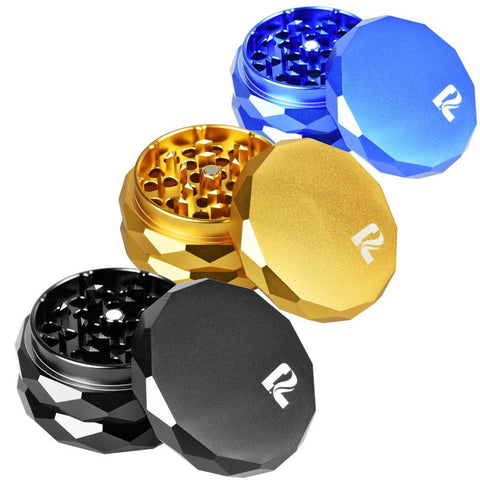 Pulsar Diamond Faceted Aluminum Herb Grinder - Slick Vapes