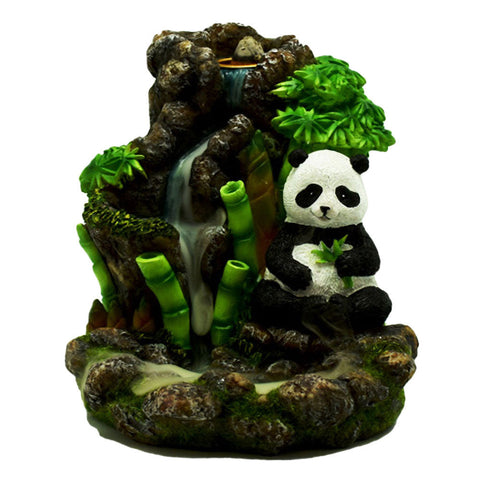 Bamboo Waterfall Panda Backflow Incense Burner - Slick Vapes