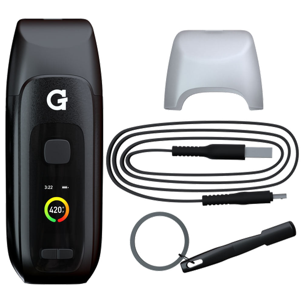 G Pen Dash+ Dry Herb Vaporizer - 1800 mAh / Black - Slick Vapes