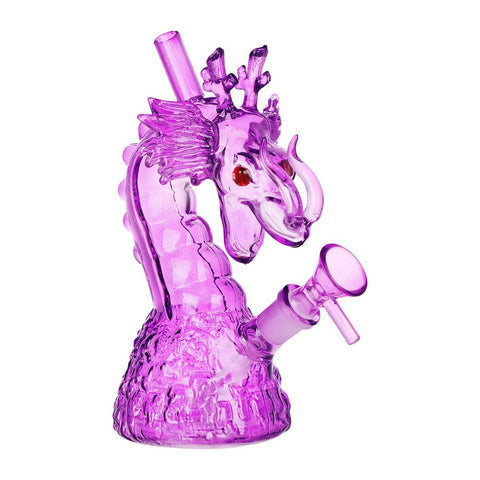 SeshGear Rising Dragon Glass Water Pipe | 6.75" | 14mm F - Slick Vapes