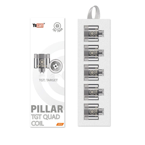 Yocan Pillar TGT Quad Coils (5 Pack)