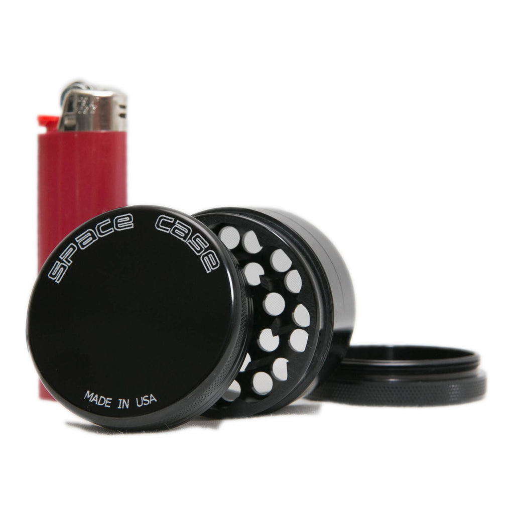 Space Case Grinders / Sifter 4 Piece (Small 2") Titanium for Sale