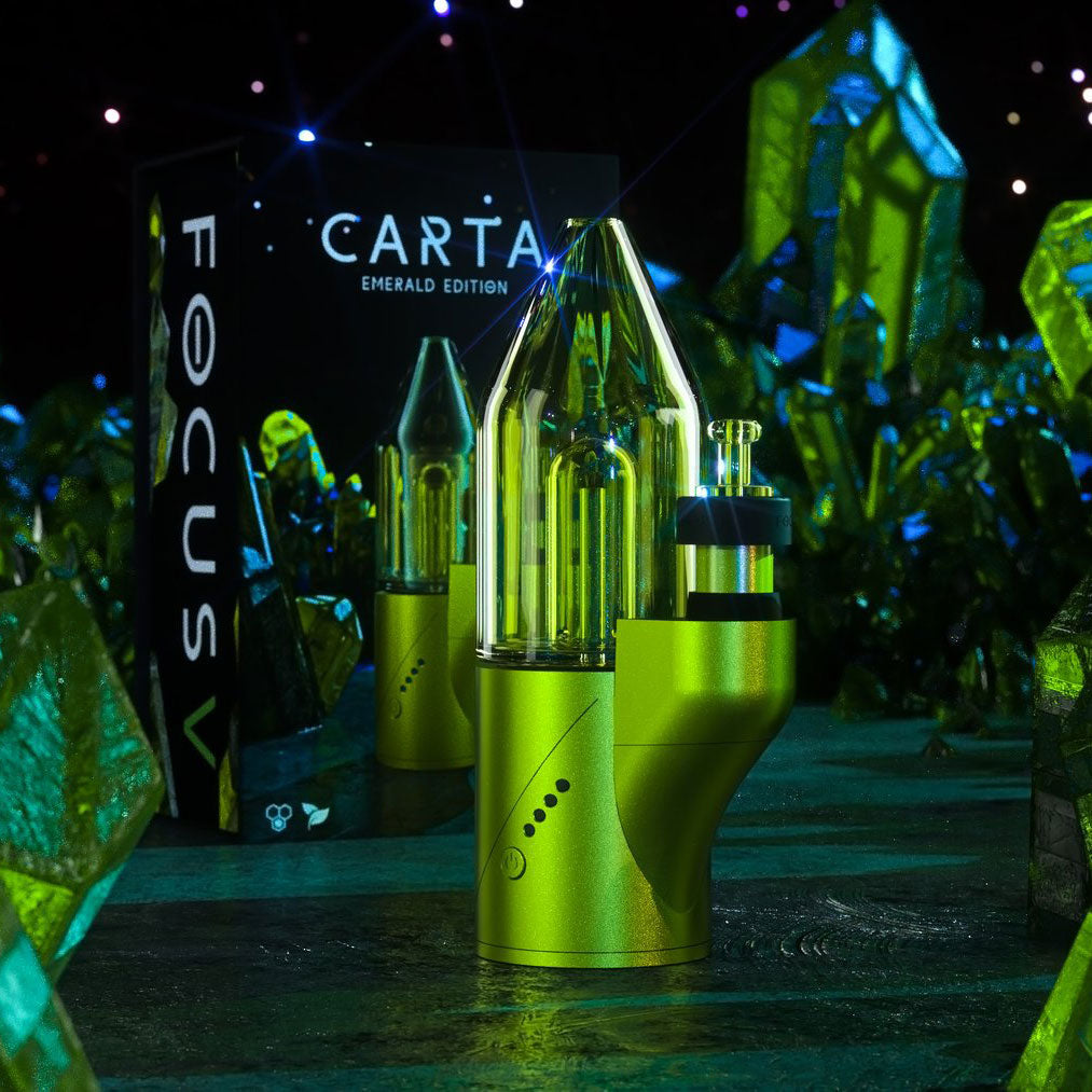 Carta Vape Rig - Emerald Green (Limited Edition)