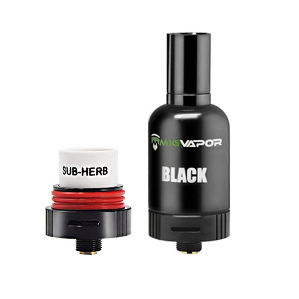 Mig Vapor Black Sub-Herb: The Dry Herb and Dabs Tank by Mig Vapor