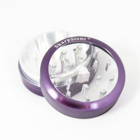 Sharpstone Glass Top Grinder 2 Piece Purple - 1
